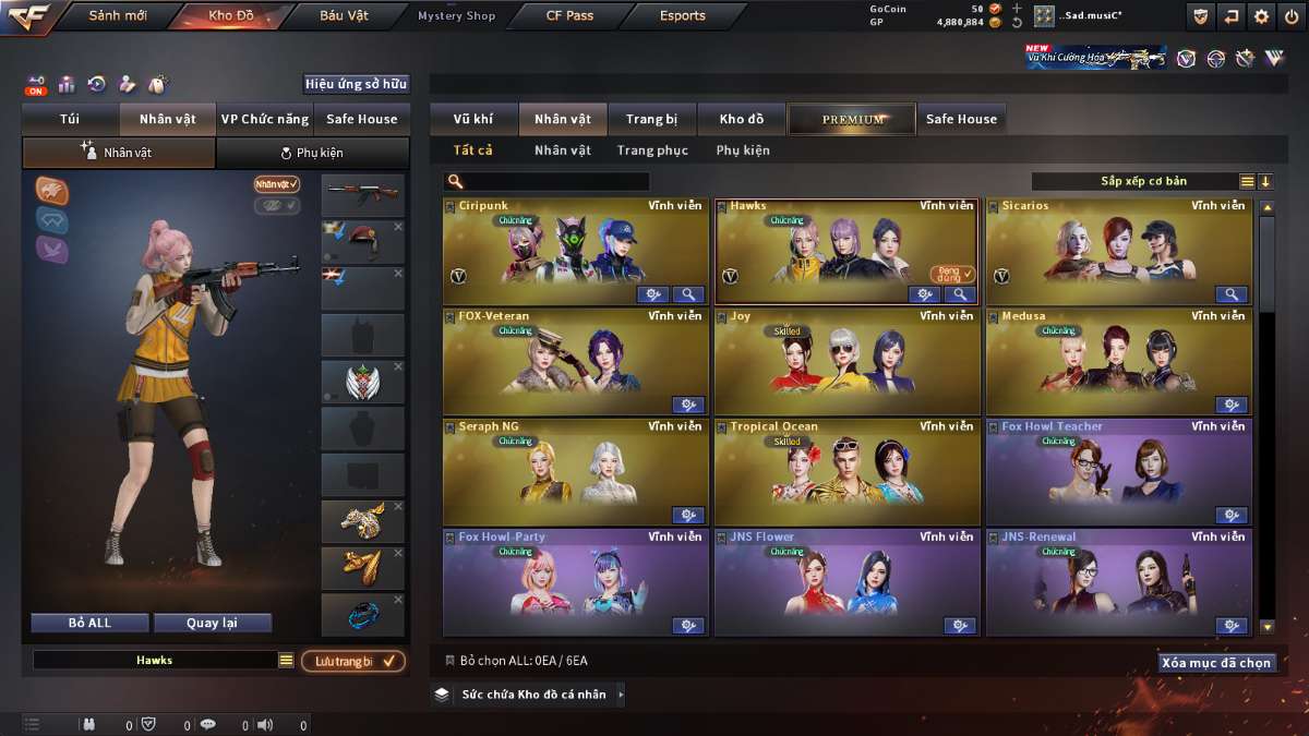 shop acc cf uy tin gia re